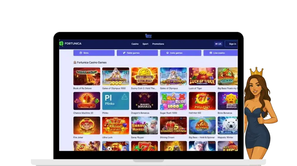 Fortunica Casino Online image 3